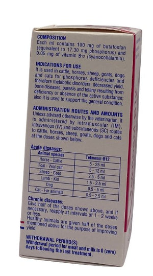 Teknosol-B12 100 ml - Shopivet.com