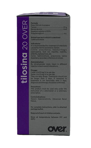 tilosina 20 OVER 100 ml - Shopivet.com