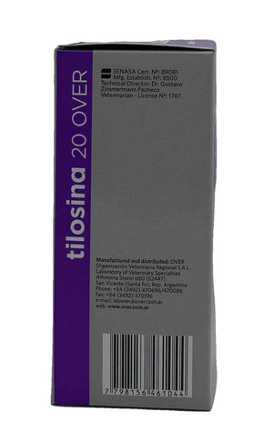 tilosina 20 OVER 100 ml - Shopivet.com