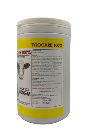 TYLOCARE 100% 500gm - Shopivet.com