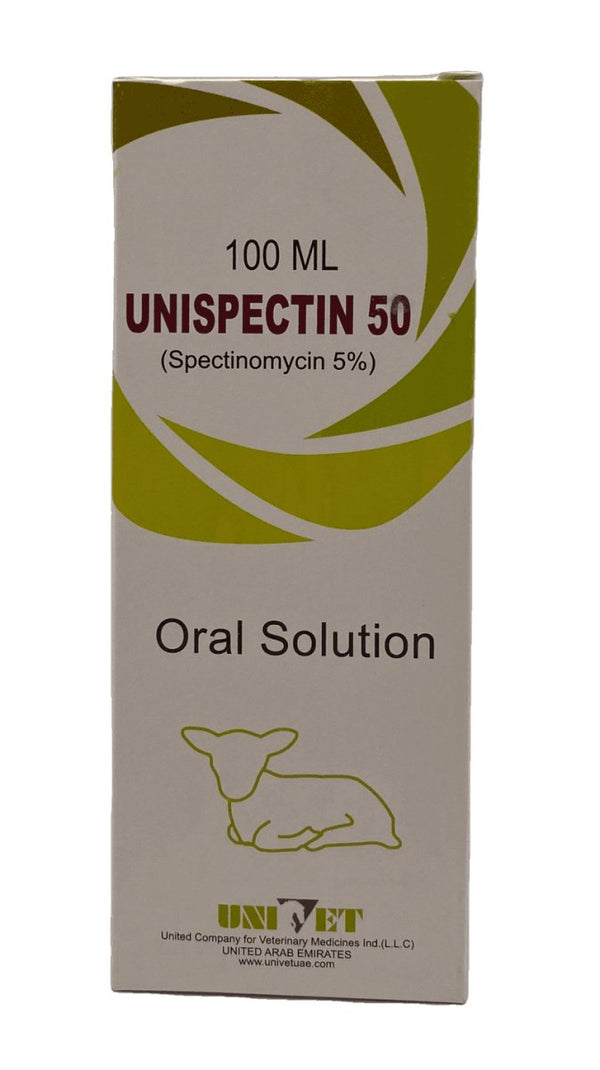 UNISPECTIN 50 oral 100 ml - Shopivet.com