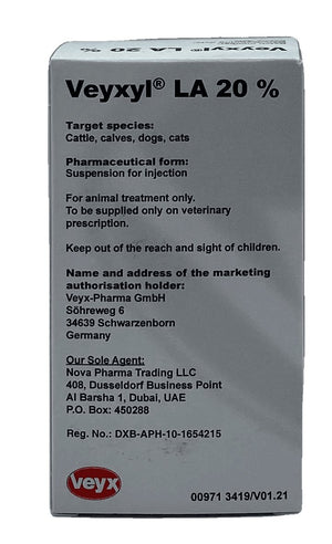 Veyxyl LA 20% 100ml - Shopivet.com