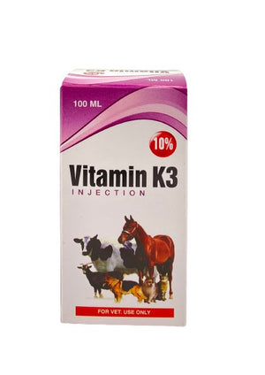 Vitamin K3 10% Vapco 100ml - Shopivet.com