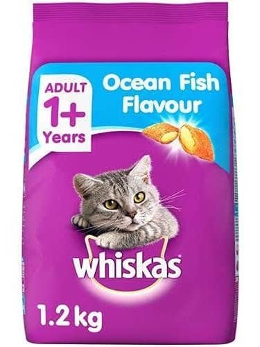 Whiskas with Ocean Fish Flavour for Adult Cats 1.2 kg - Shopivet.com
