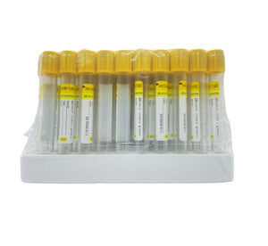 Yellow Cap Clot Activator with Gel 5ml 100 pieces - Shopivet.com