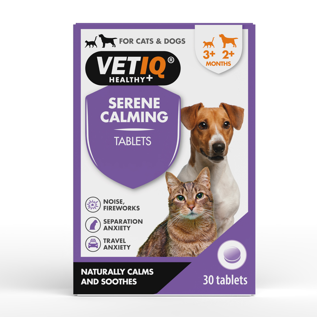 VETIQ Serene Calming for Cats & Dogs 30 Tablets -