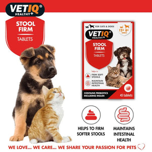 VETIQ Stool Firm for Cats & Dogs 45 Tablets -