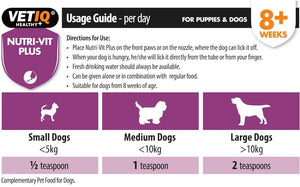 VETIQ Nutri-Vit Plus Dog Supplement 100g - 100g