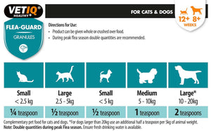 VETIQ Flea-Guard Granules for Cats & Dogs 60g - 60g