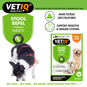 VETIQ Stool Repel for Dogs & Puppies 30 Tablets -
