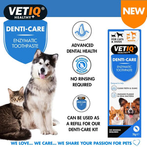 VETIQ Denti-Care Cat & Dog Enzymatic Toothpaste 70g - 70g