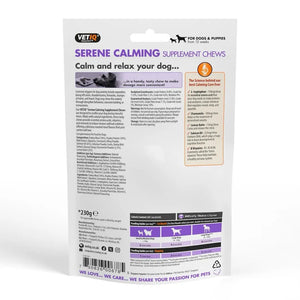 VETIQ Serene Calming Dog Supplement Chews 230g - 230g