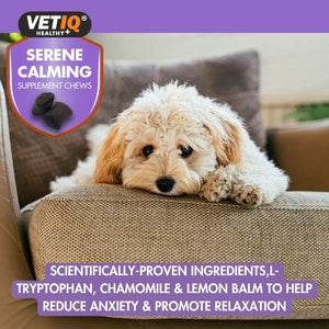 VETIQ Serene Calming Dog Supplement Chews 230g - 230g