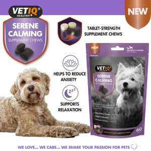 VETIQ Serene Calming Dog Supplement Chews 230g - 230g