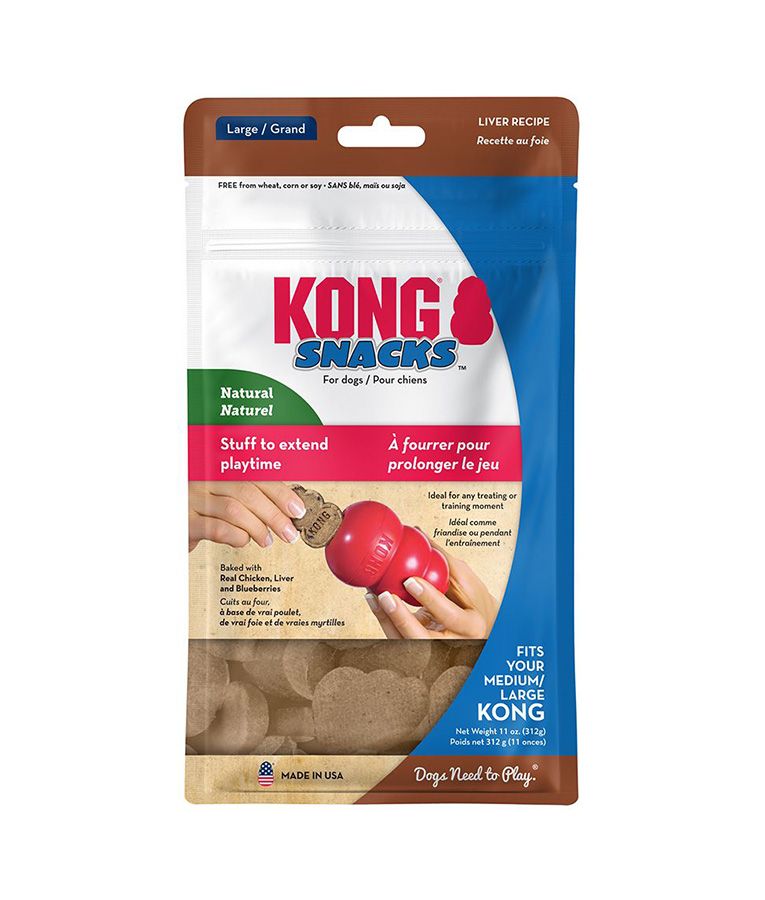 Kong Snacks Liver Recipe Dog Toy - L