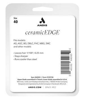 Andis Ceramic Edge® Detachable Blade[Blade Size - 40 - 0.25mm]