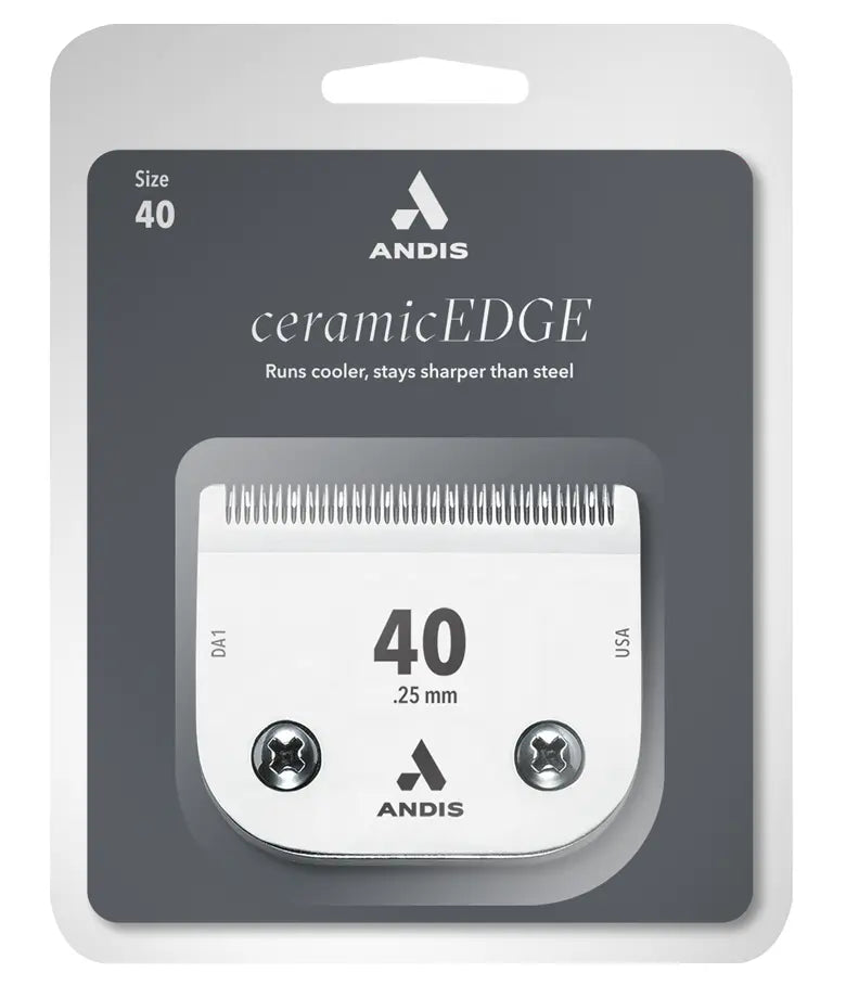 Andis Ceramic Edge® Detachable Blade[Blade Size - 40 - 0.25mm]