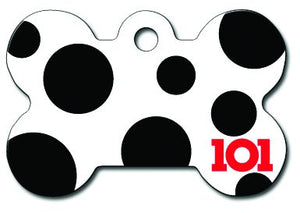 ID Tag Bone 101 Dalmatians  -