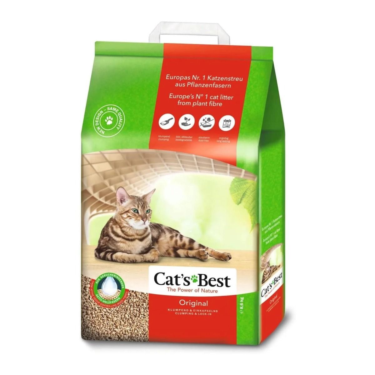Cat's Best Original Organic Cat Litter - 17.2KG
