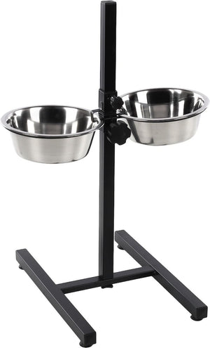 Flamingo Otis H-Stand with Dishes Duo Dog Bowl - 2.5L