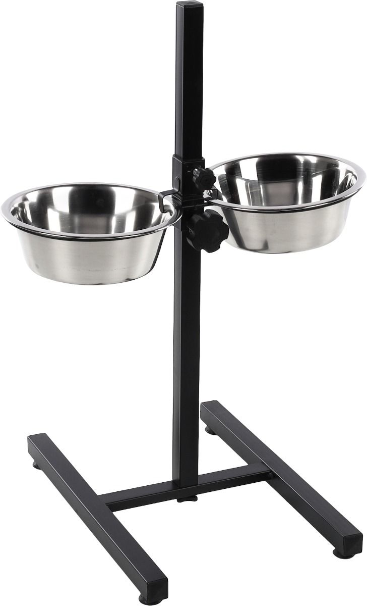 Flamingo Otis H-Stand with Dishes Duo Dog Bowl - 2.5L