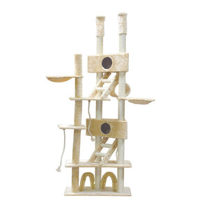 106″ Cat Tree Condo Furniture (FC03) 48″Wx18″Lx92″ - 106″H - Shopivet.com