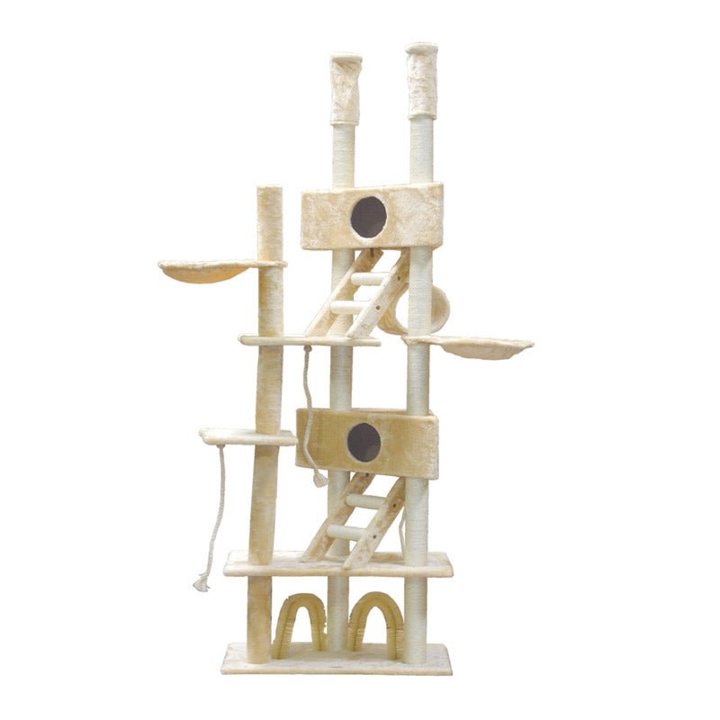 106″ Cat Tree Condo Furniture (FC03) 48″Wx18″Lx92″ - 106″H - Shopivet.com