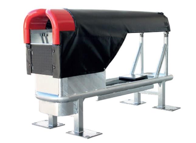 FIXED BOVINE COLLECTION DUMMY, HYDRAULIC HEIGHT ADJUSTMENT