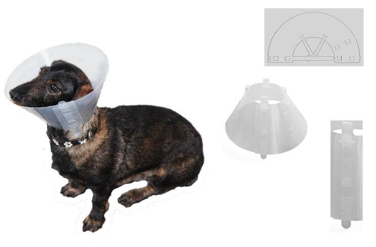 CURAVET ELIZABETHAN COLLAR 7.5 CM, 10/PK