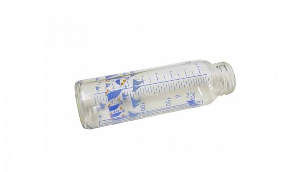GLASS BOTTLE, 250 ML, GRADUATED, STERILISABLE