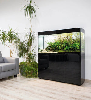 Aquael Aquarium Glossy Day & Night black[Dimension - 150 x 50 x 63cm]