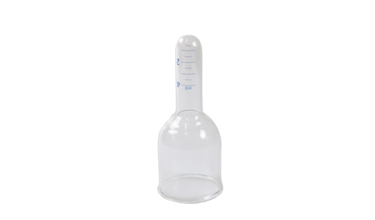SEMEN COLLECTION VIAL, 4 ML, TULIP SHAPE, GRADUATED