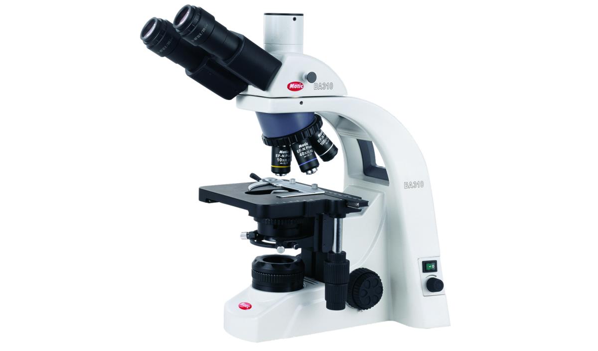 PHASE CONTRAST MICROSCOPE MOTIC, HEATED, WITH PHOTOTUBE FOR