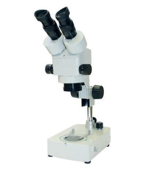 STEREO-ZOOM MICROSCOPE, BINOCULAR MAGNIFICATION 10X TO 70X