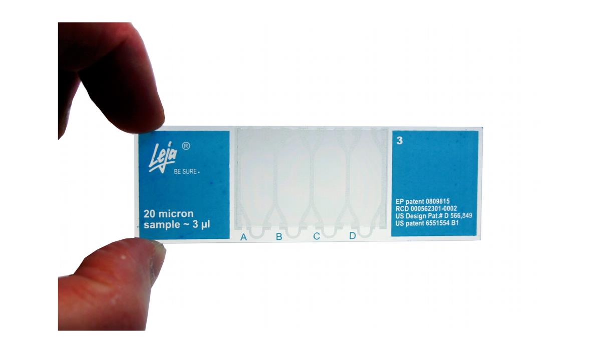 COUNTING CHAMBER 20µM, 4 AREAS STANDARD COUNT , 25/PACKAGE