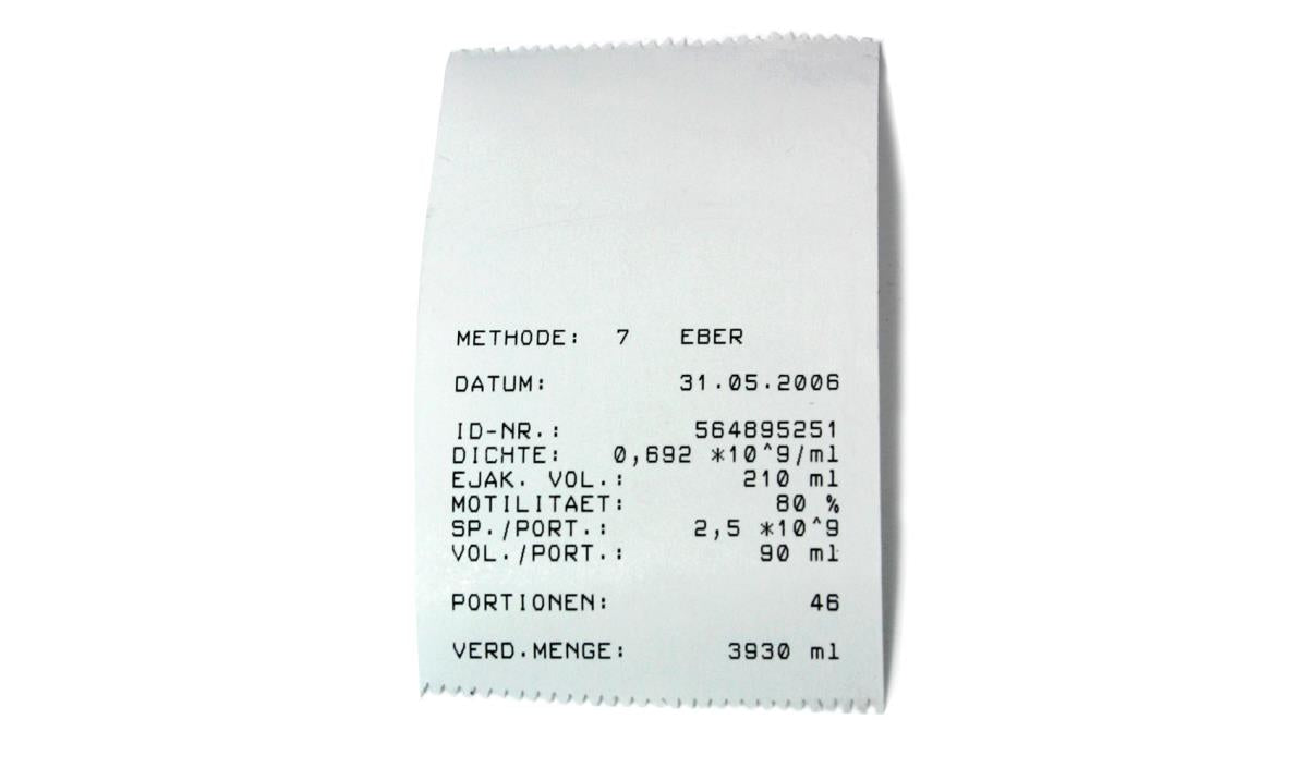 PAPER FOR SDM 4/5/6 PHOTOMETER PRINTER, 1 ROLL
