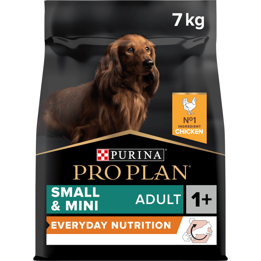 PRO PLAN EVERYDAY NUTRITION SMALL AND MINI ADULT, DRY DOG FOOD WITH CHICKEN, 7 KG