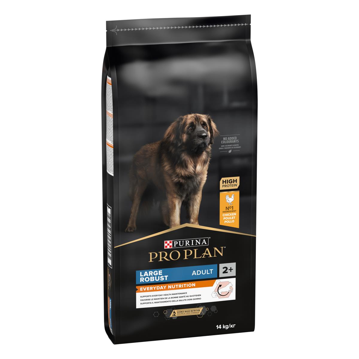 PRO PLAN EVERYDAY NUTRITION LARGE ROBUST ADULT, DRY DOG FOOD WITH CHICKEN, 14 KG