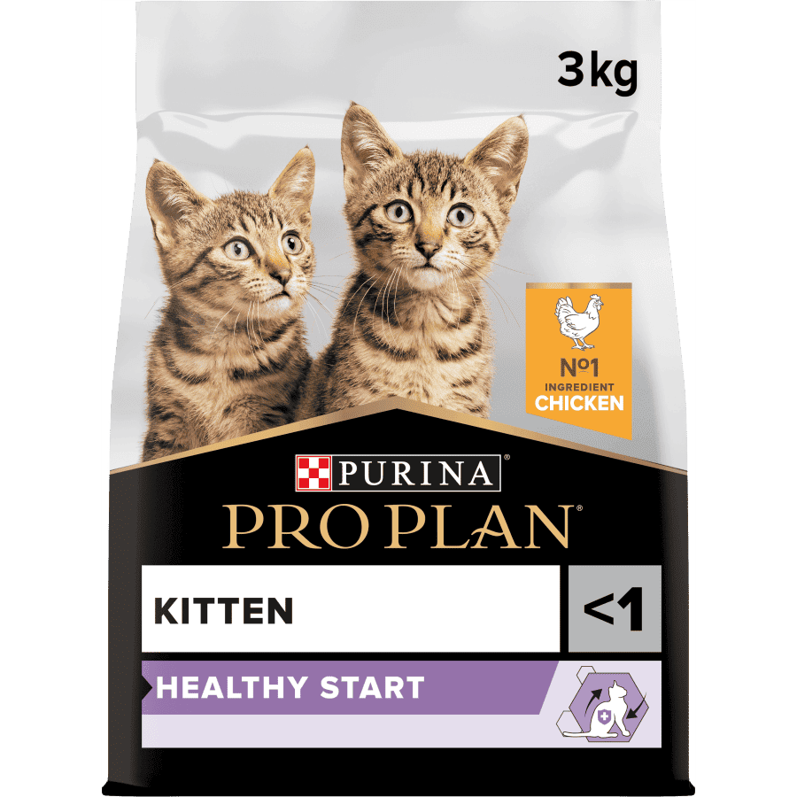 PRO PLAN KITTEN HEALTHY START DRY CAT FOOD WITH CHICKEN, 3 KG