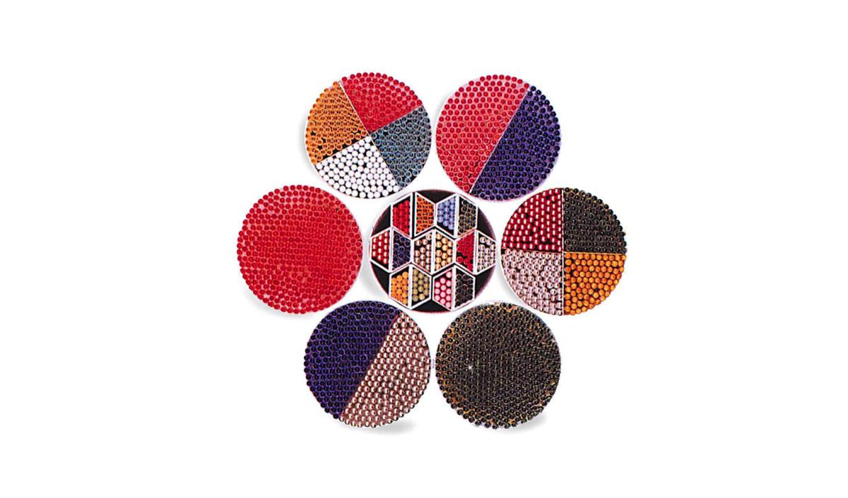SEALING BALL, GLASS, FOR 0.5 ML STRAWS, ORANGE 1000/PACKAGE
