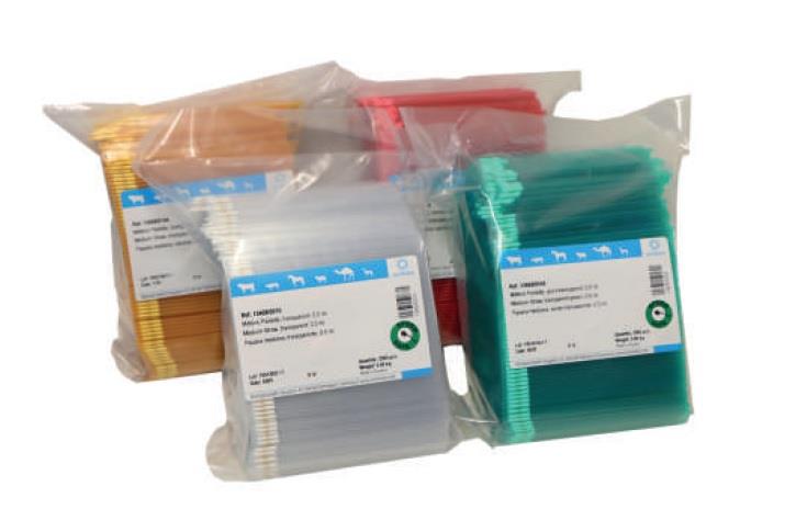 MINI STRAW 0.25ML, YELLOW, 2000/BAG