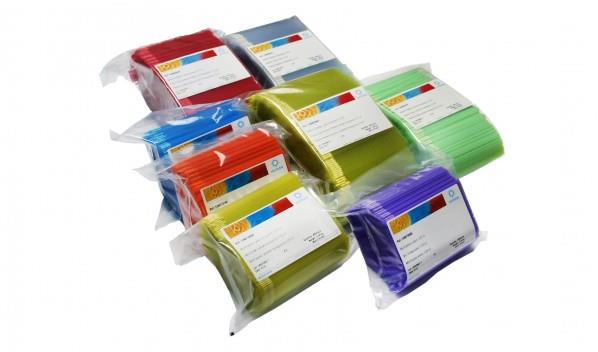 MEDIUM STRAW: CLEAR, 0.5 ML 2,500/BAG
