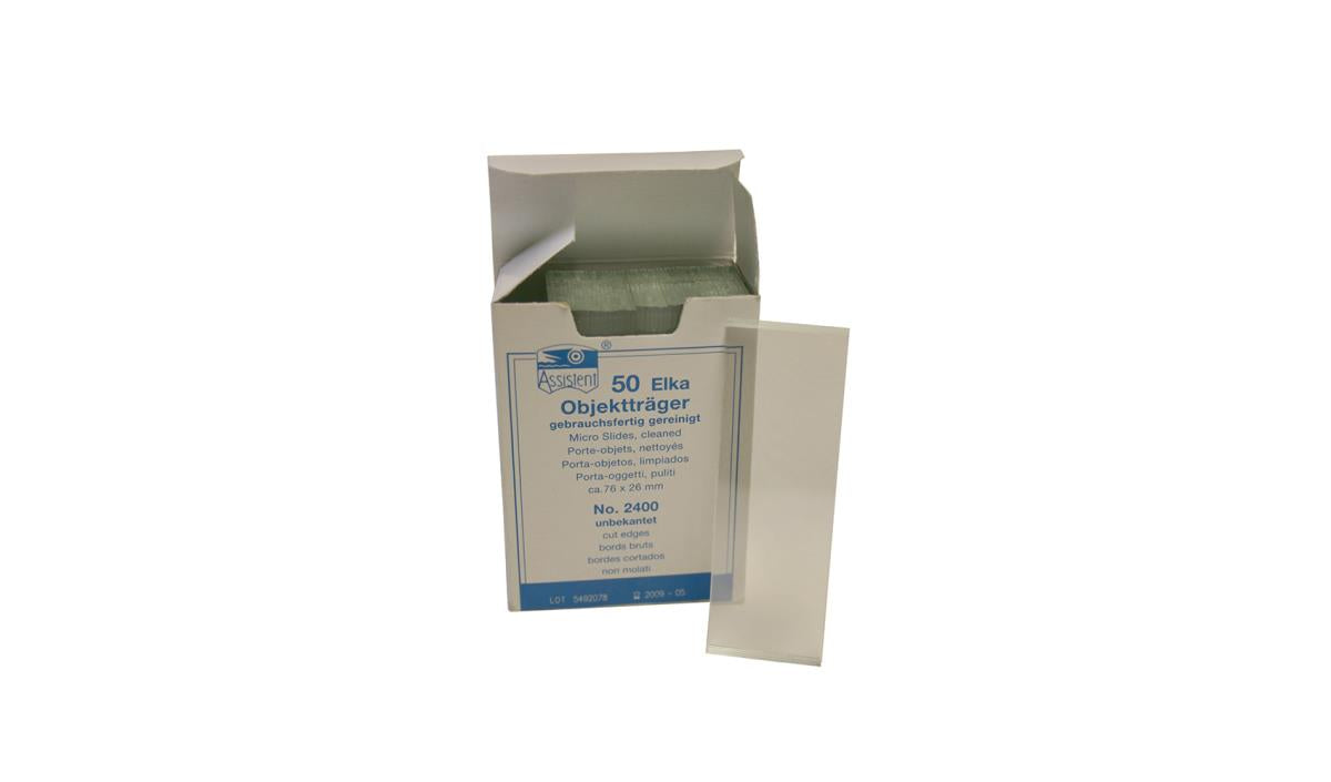 MICROSCOPE SLIDE: 76 X 26 MM 50/BOX