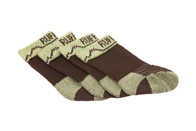 Ruffwear Bark’n Boot Dog Socks - Earth Brown 2.50"/2.75"
