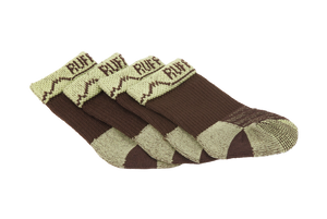 Ruffwear Bark’n Boot Dog Socks - Earth Brown 2.50"/2.75"