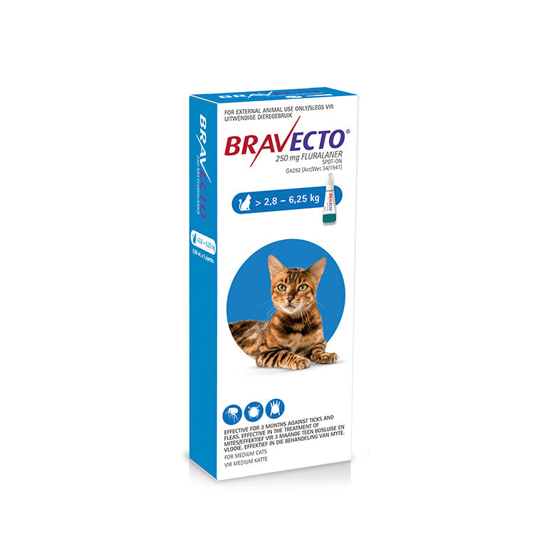Bravecto Spot-On 0.89ml (>2.8-6.25kg)