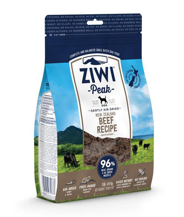 ZIWI Peak Air-Dried Beef Recipe Dry Dog Food - 1kg