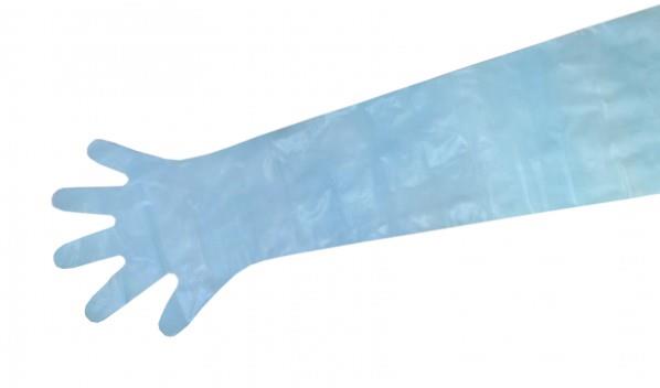 INSEMINATION GLOVE 5 FINGERS, INDIVIDUALLY PACKAGED 50/ BAG