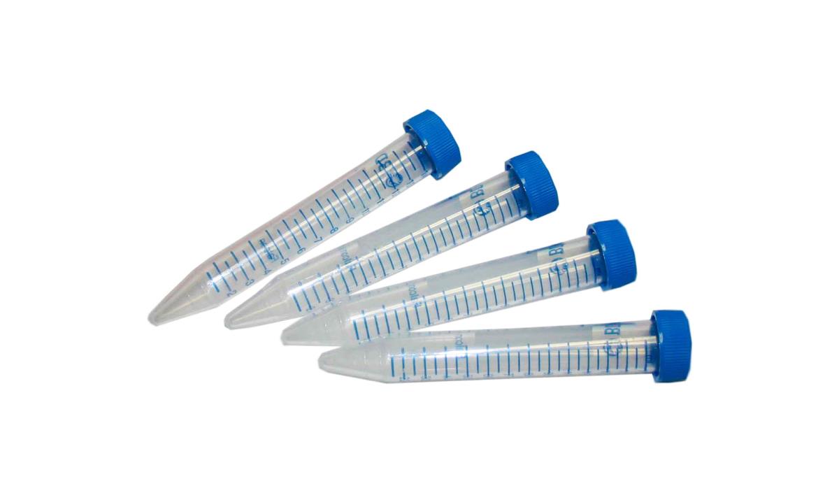 SEMEN COLLECTION VIAL, 15 ML, GRADUATED, PLASTIC, WITH LID