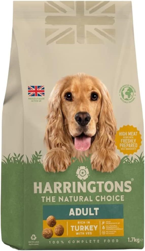 Harringtons Complete Turkey with Veg Adult Dry Dog Food - 12kg